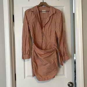 Sezane collared mini dress